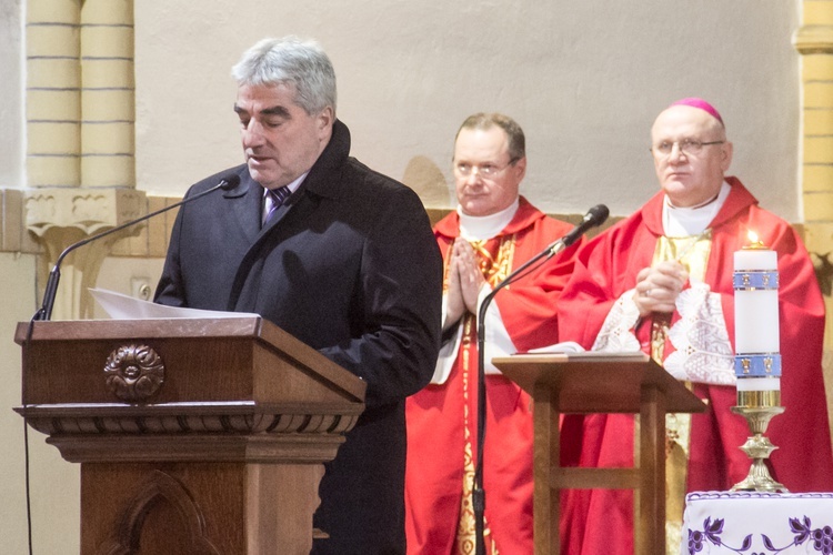 Poświęcenie sztandaru Solidarności