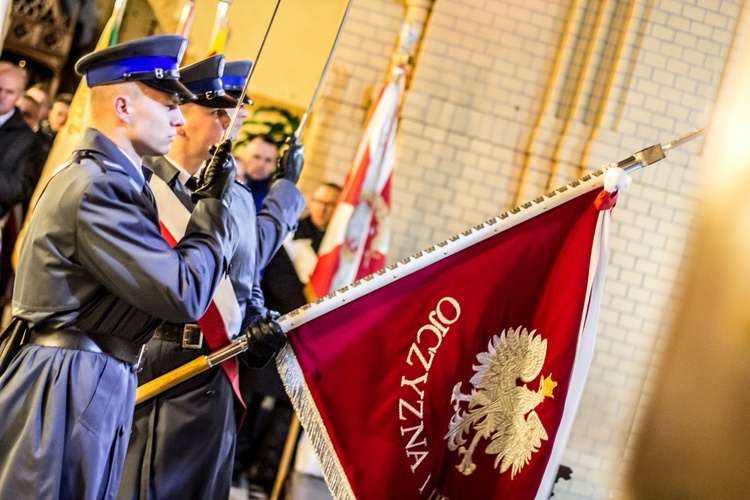 Poświęcenie sztandaru Solidarności