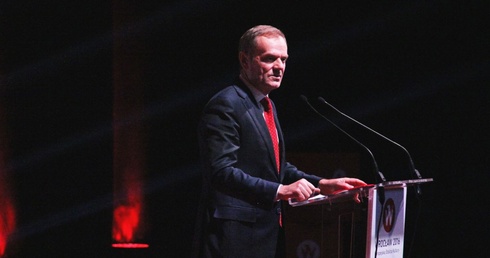 Donald Tusk we Wrocławiu apeluje do rządu