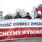Protesty przed Sejmem