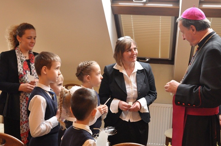 Świeccy u biskupa z kolędą