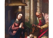 ►	Obraz „Boże Narodzenie” ze zbiorów Muzeum Diecezjalnego w Sandomierzu.