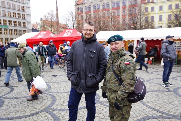 Wrocławska Wigilia na pl. Solnym.