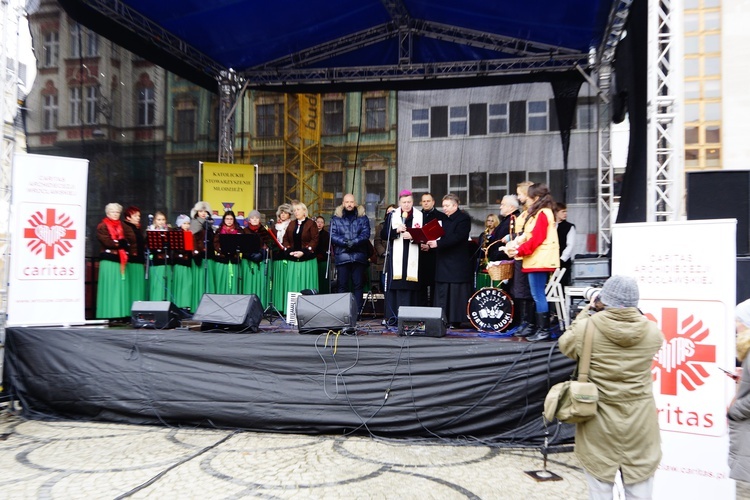 Wrocławska Wigilia na pl. Solnym.