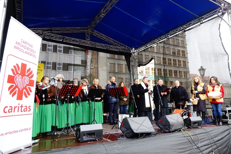 Wrocławska Wigilia na pl. Solnym.