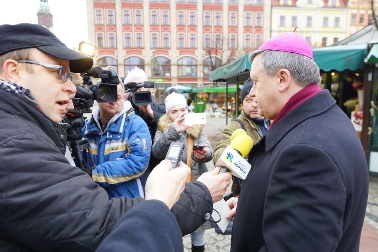 Wrocławska Wigilia na pl. Solnym.