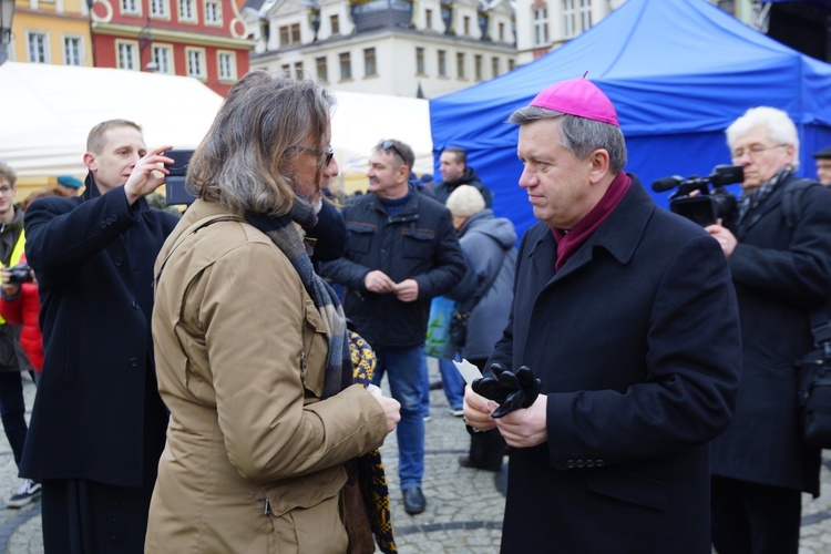 Wrocławska Wigilia na pl. Solnym.