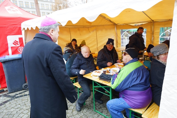 Wrocławska Wigilia na pl. Solnym.