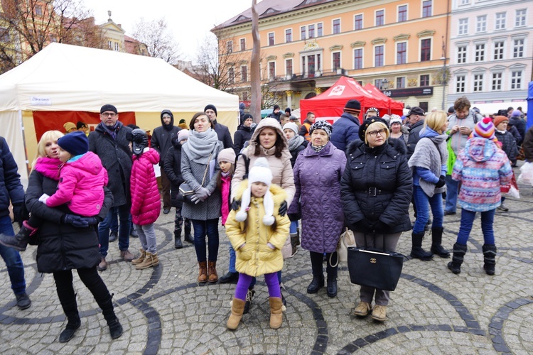 Wrocławska Wigilia na pl. Solnym.