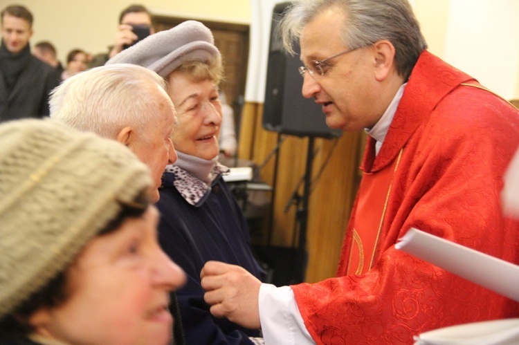 Rozesłanie kolędników misyjnych w Mościcach