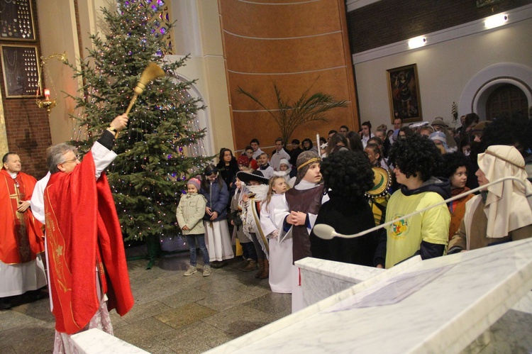 Rozesłanie kolędników misyjnych w Mościcach