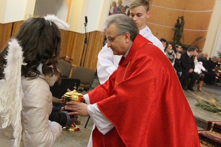 Rozesłanie kolędników misyjnych w Mościcach