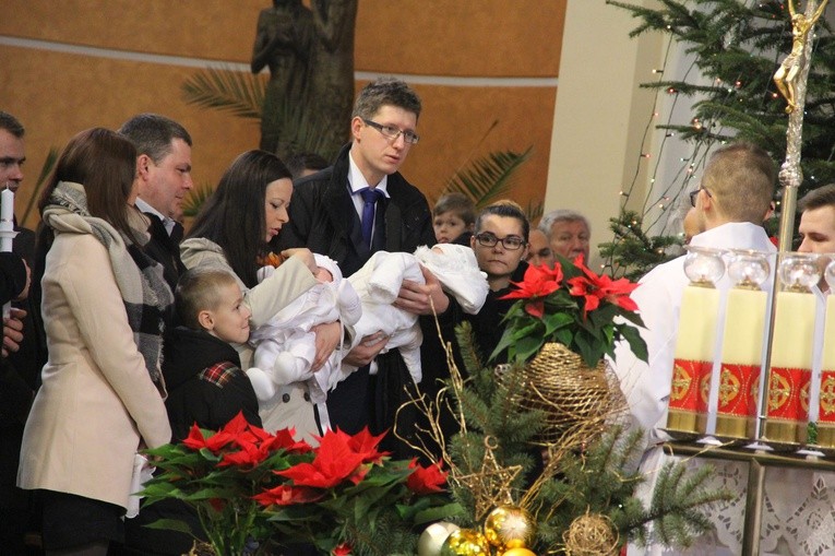 Rozesłanie kolędników misyjnych w Mościcach