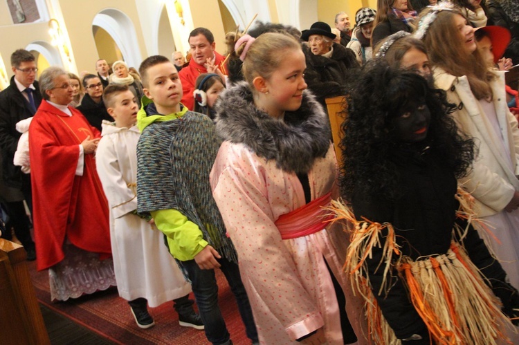 Rozesłanie kolędników misyjnych w Mościcach