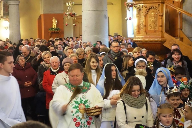 Kolędnicy misyjni w Poroninie