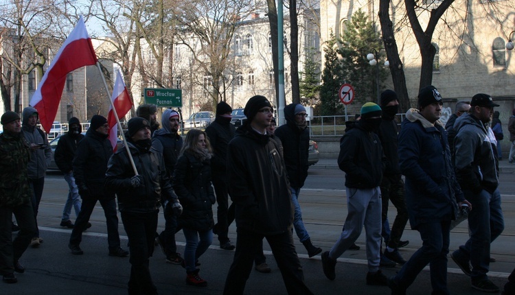 Antyislamska demonstracja ONR w Katowicach