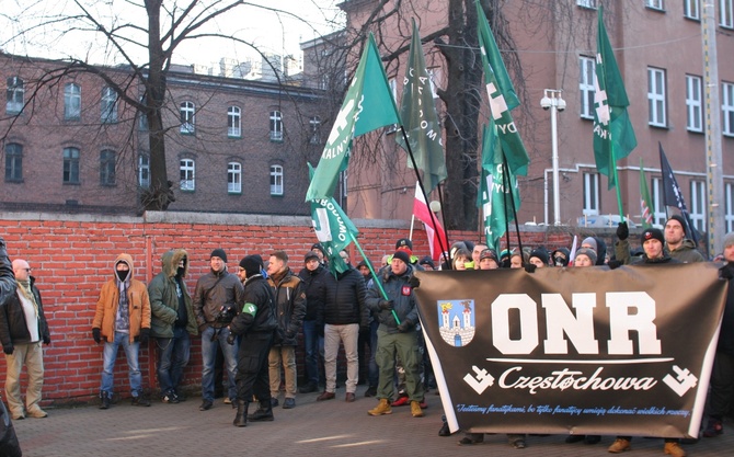 Antyislamska demonstracja ONR w Katowicach