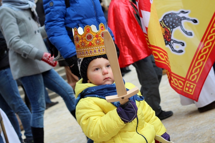 Orszak Trzech Króli - Kraków 2017 człon czerwony