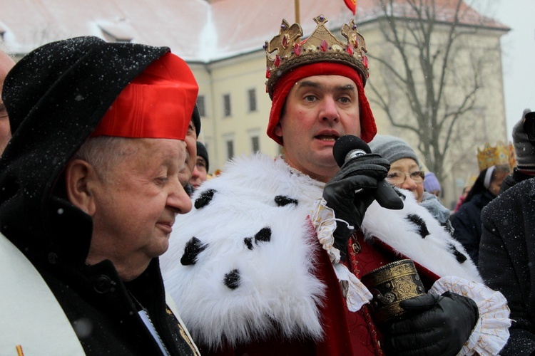 Orszak Trzech Króli - Kraków 2017 człon czerwony