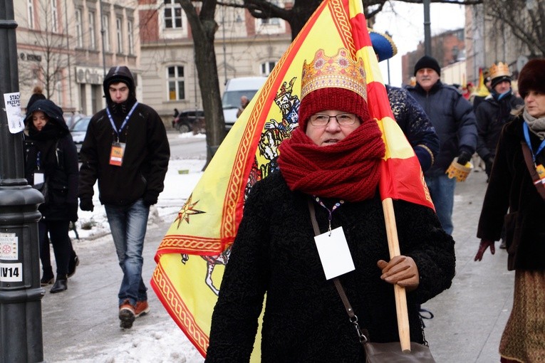 Orszak Trzech Króli - Kraków 2017, człony niebieski i zielony