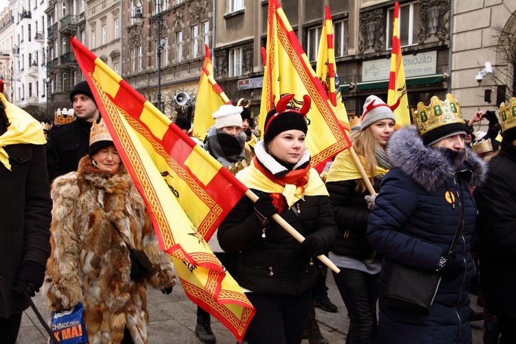 Orszak Trzech Króli - Kraków 2017, człony niebieski i zielony