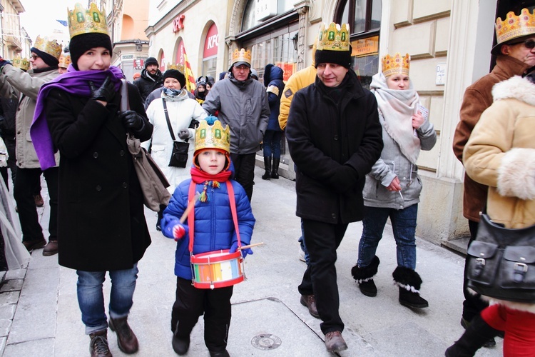 Orszak Trzech Króli - Kraków 2017, człony niebieski i zielony