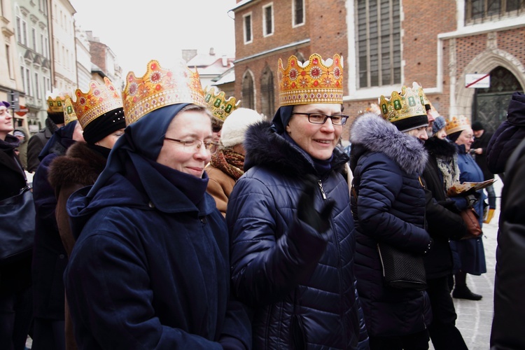 Orszak Trzech Króli - Kraków 2017, człony niebieski i zielony