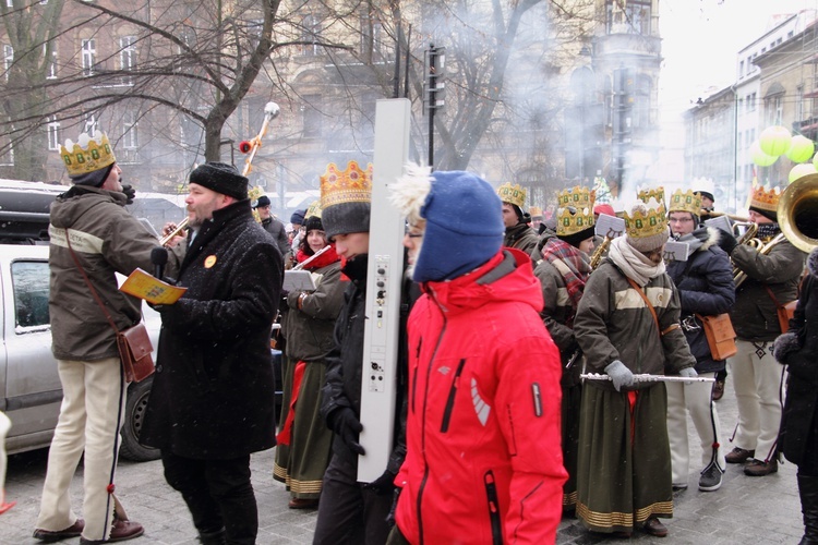 Orszak Trzech Króli - Kraków 2017, człony niebieski i zielony