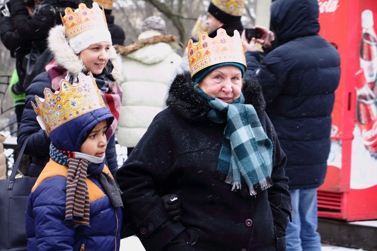 Orszak Trzech Króli - Kraków 2017, człony niebieski i zielony