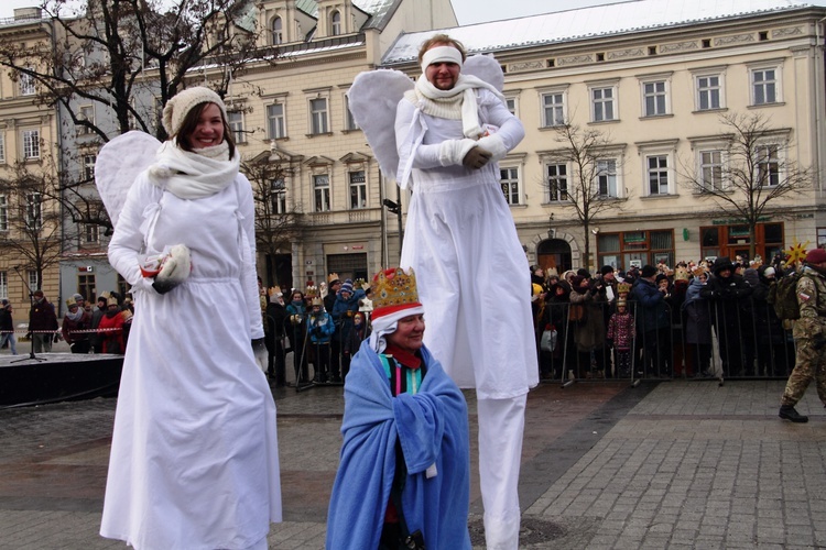 Orszak Trzech Króli - Kraków 2017, człony niebieski i zielony