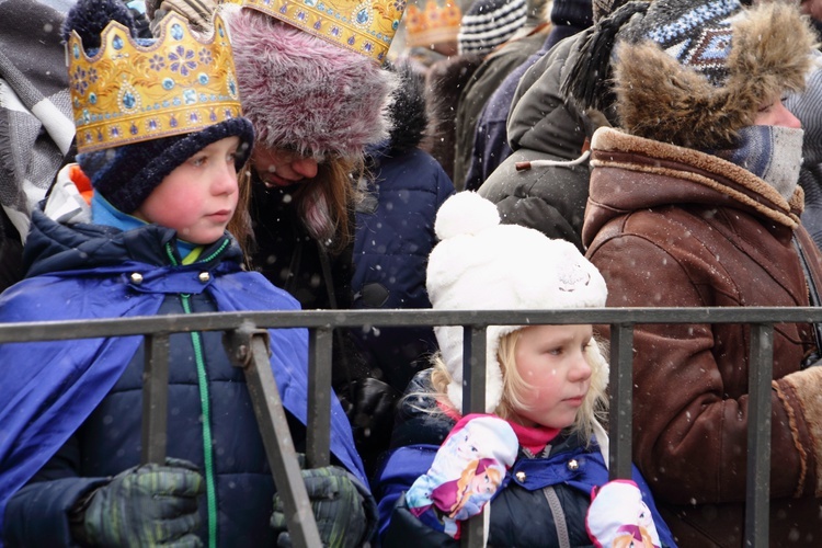 Orszak Trzech Króli - Kraków 2017, człony niebieski i zielony