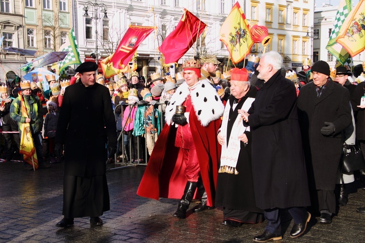 Orszak Trzech Króli - Kraków 2017, człony niebieski i zielony