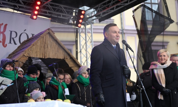 Prezydent Andrzej Duda podziękował wierzącym katolikom i ewangelikom za budowanie wspólnoty 