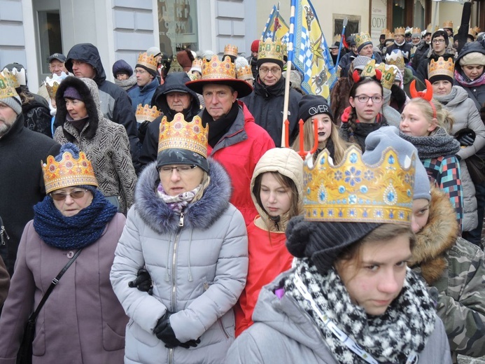 6. Orszak Trzech Króli w Bielsku-Białej - na trasie AD 2017