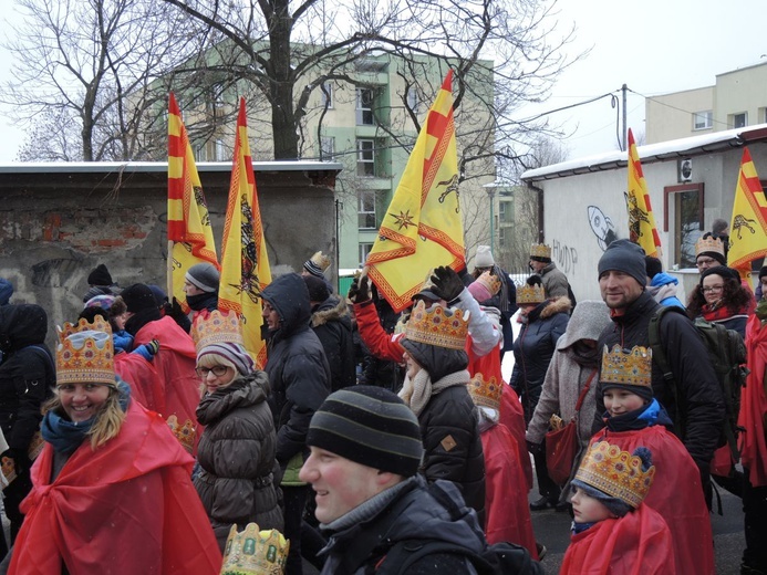 6. Orszak Trzech Króli w Bielsku-Białej - na trasie AD 2017