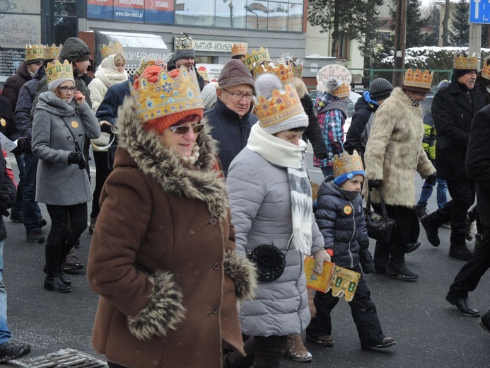 6. Orszak Trzech Króli w Bielsku-Białej - na trasie AD 2017