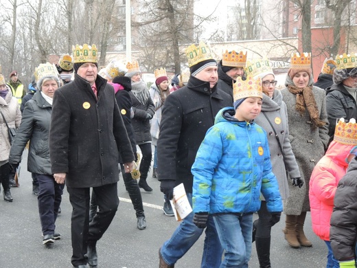 6. Orszak Trzech Króli w Bielsku-Białej - na trasie AD 2017