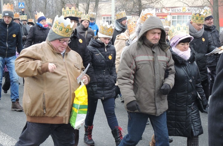 6. Orszak Trzech Króli w Bielsku-Białej - na trasie AD 2017