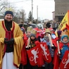 Wśród uczestników orszaku nie zabrakło ks. Dawida Majdaka, wikariusza w zabrzeskiej parafii św. Józefa