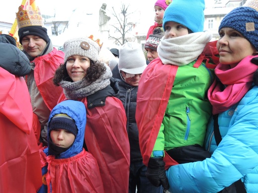 6. Orszak Trzech Króli w Bielsku-Białej - na Rynku AD 2017