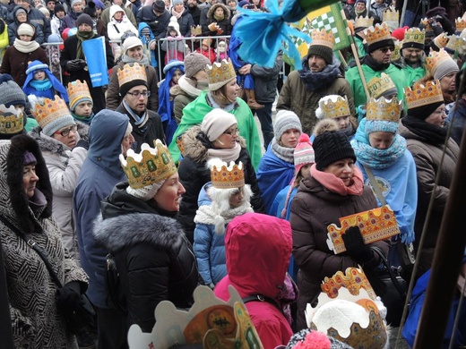 6. Orszak Trzech Króli w Bielsku-Białej - na Rynku AD 2017