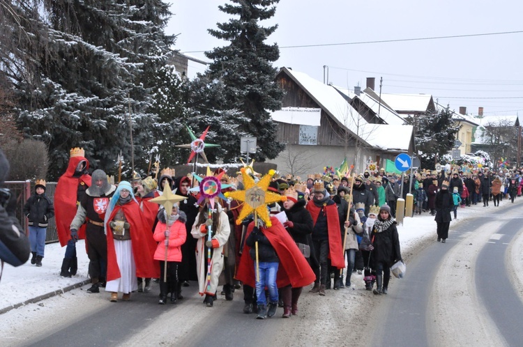 Bobowa - Orszak Trzech Króli 2017