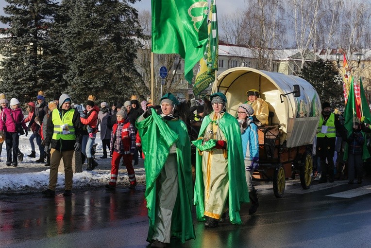 Melchior przyjechał bryczką