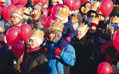 ▲	Korony i balony rządziły w Elblągu.