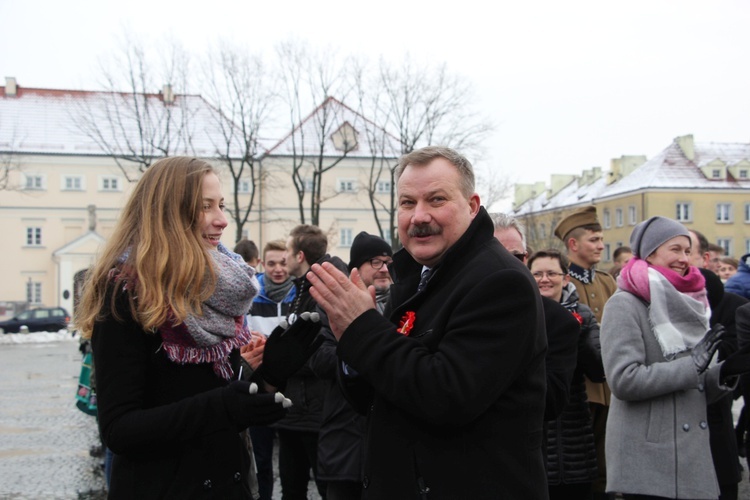 Polonez maturzystów w Łowiczu