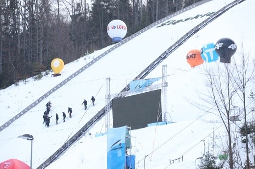 Przed konkursem narciarskiego Pucharu Świata w Wiśle - 2017