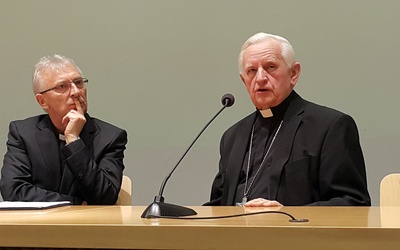 Abp Damian Zimoń i ks. prof. Jerzy Szymik