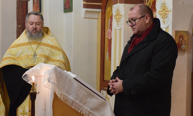 Ewangelię w czasie nabożeństwa odczytał ewangelicko-augsburski biskup Waldemar Pytel