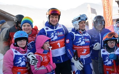 Andrzej Duda rozpoczął 12h Slalom Maraton w Zakopanem