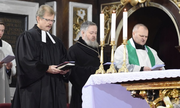 Wspólna modlitwa w katedrze była zwieńczeniem tygodnia ekumenicznego.